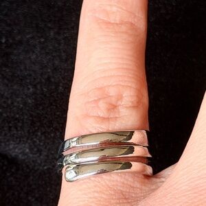 Silver Triple Band Ring